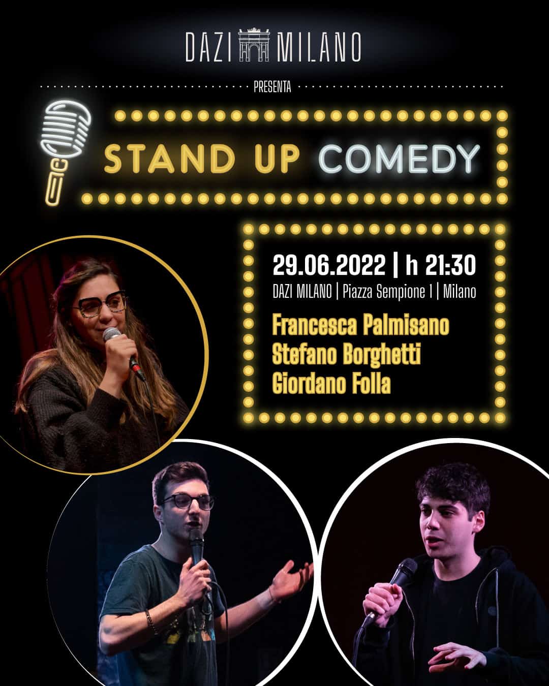 DAZI MILANO - Stand Up Comedy 29 giugno 2022