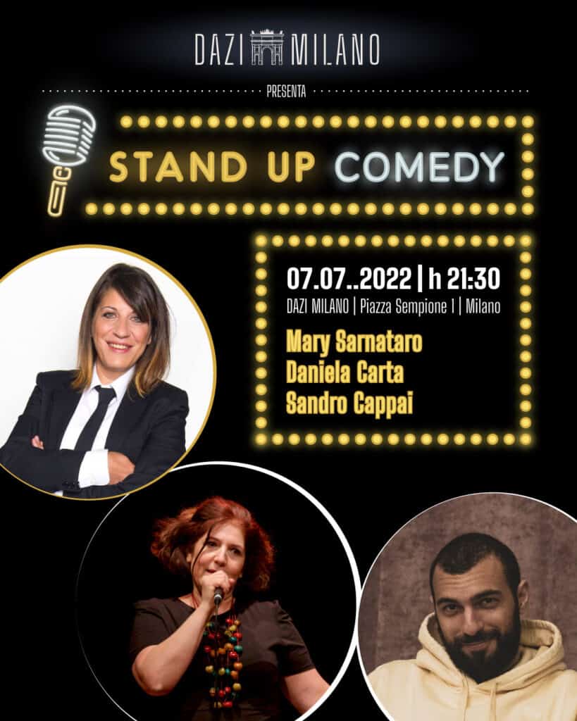 DAZI MILANO - Stand Up Comedy 7 luglio 2022